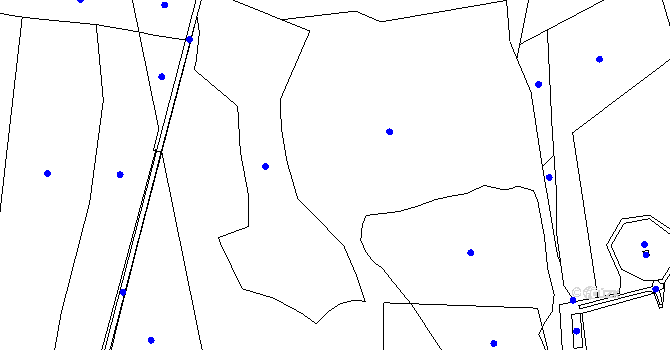 Parcela st. 507/2 v KÚ Lomnička u Plas, Katastrální mapa