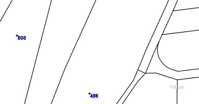 Parcela st. 82/2 v KÚ Nebřeziny, Katastrální mapa