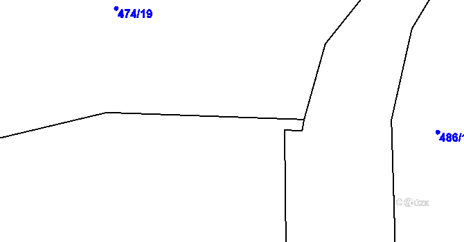 Parcela st. 474/15 v KÚ Plešnice, Katastrální mapa