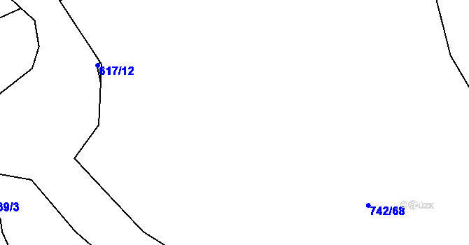 Parcela st. 742/32 v KÚ Plešnice, Katastrální mapa