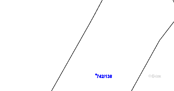 Parcela st. 742/137 v KÚ Plešnice, Katastrální mapa