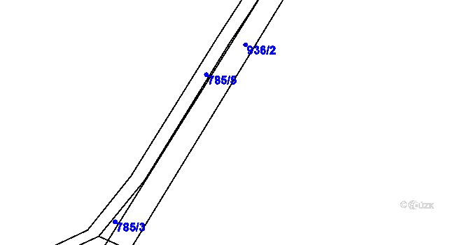 Parcela st. 810/15 v KÚ Plešnice, Katastrální mapa