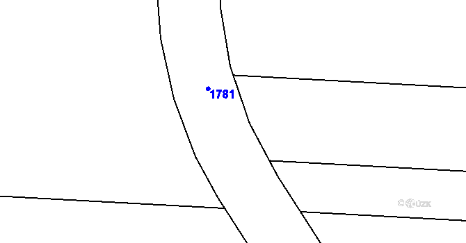 Parcela st. 1372/112 v KÚ Plumlov, Katastrální mapa