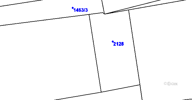 Parcela st. 1463/46 v KÚ Plumlov, Katastrální mapa