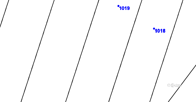 Parcela st. 440/54 v KÚ Tetětice, Katastrální mapa