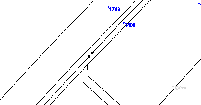 Parcela st. 732/4 v KÚ Tetětice, Katastrální mapa