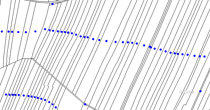 Parcela st. 427 v KÚ Podbradec, Katastrální mapa