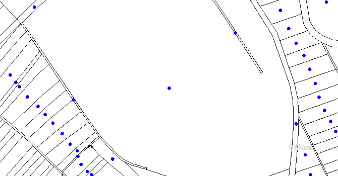 Parcela st. 211/1 v KÚ Podhořany u Ronova, Katastrální mapa