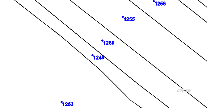 Parcela st. 584/13 v KÚ Podhradí u Jičína, Katastrální mapa