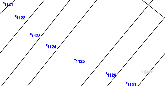 Parcela st. 394/4 v KÚ Podolí u Mnichova Hradiště, Katastrální mapa