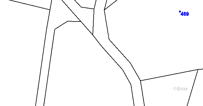 Parcela st. 102 v KÚ Simtany, Katastrální mapa