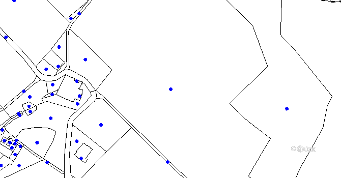 Parcela st. 394 v KÚ Simtany, Katastrální mapa