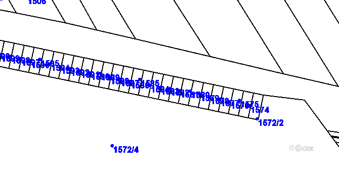 Parcela st. 1582 v KÚ Pohořelice nad Jihlavou, Katastrální mapa