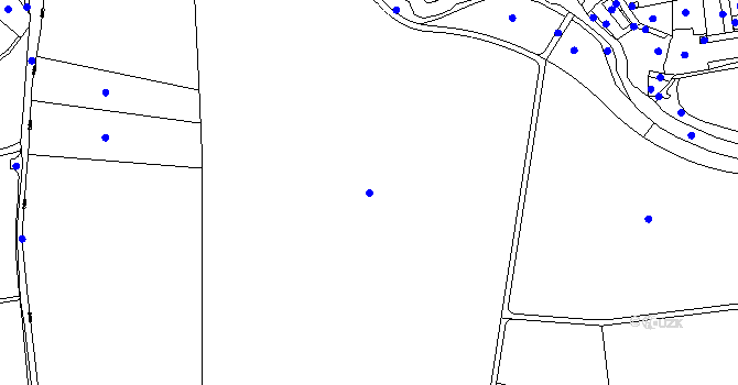 Parcela st. 437/1 v KÚ Okna u Polep, Katastrální mapa