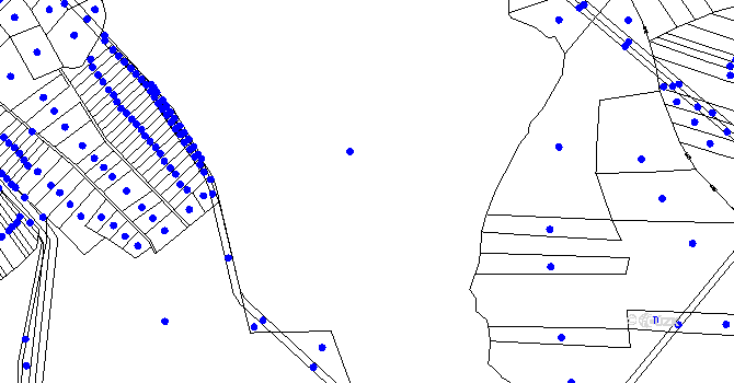 Parcela st. 2133 v KÚ Polešovice, Katastrální mapa