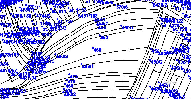 Parcela st. 570/4 v KÚ Polešovice, Katastrální mapa