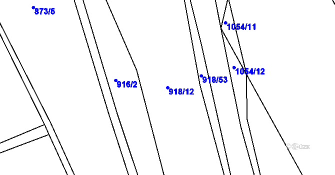 Parcela st. 918/12 v KÚ Police nad Metují, Katastrální mapa