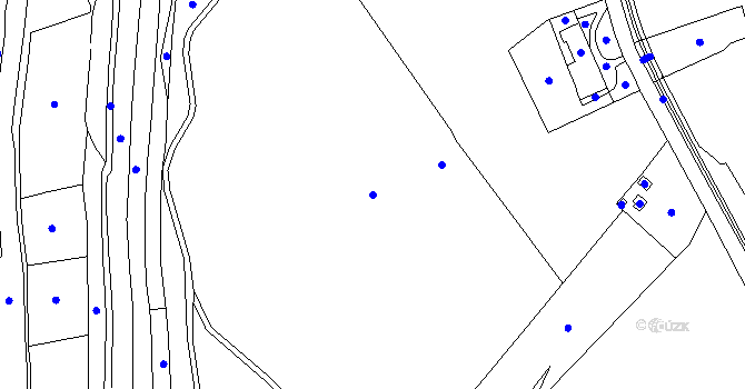 Parcela st. 3701/1 v KÚ Polička, Katastrální mapa