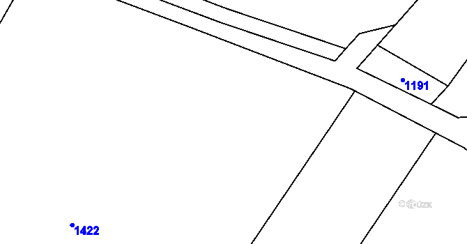 Parcela st. 771/41 v KÚ Polom u Hranic, Katastrální mapa