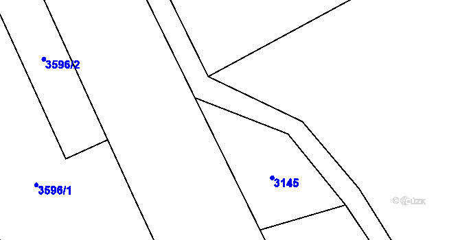Parcela st. 455/21 v KÚ Potštejn, Katastrální mapa