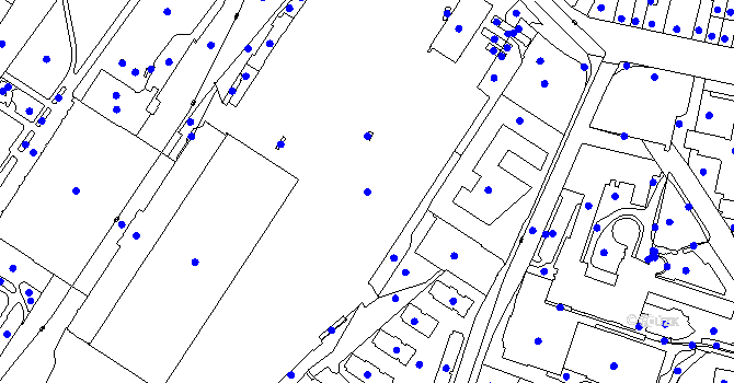 Parcela st. 4372/1 v KÚ Vinohrady, Katastrální mapa