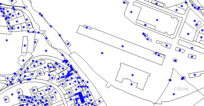 Parcela st. 2352/1 v KÚ Michle, Katastrální mapa