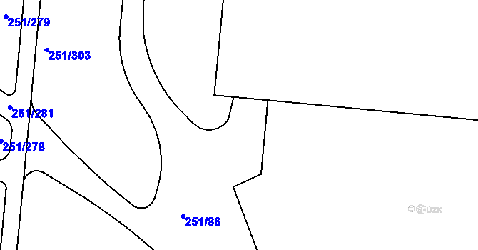 Parcela st. 397/773 v KÚ Chodov, Katastrální mapa