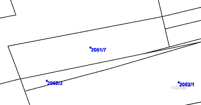 Parcela st. 2370/5 v KÚ Modřany, Katastrální mapa