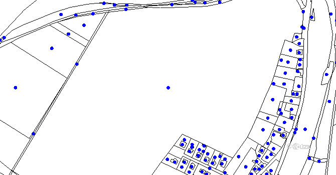 Parcela st. 536/6 v KÚ Lahovice, Katastrální mapa