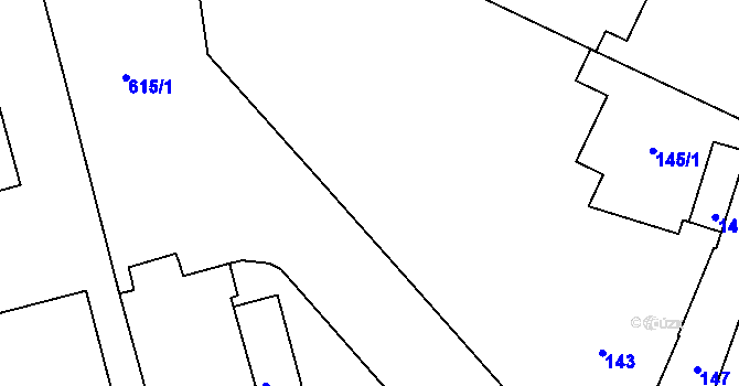 Parcela st. 144 v KÚ Veleslavín, Katastrální mapa