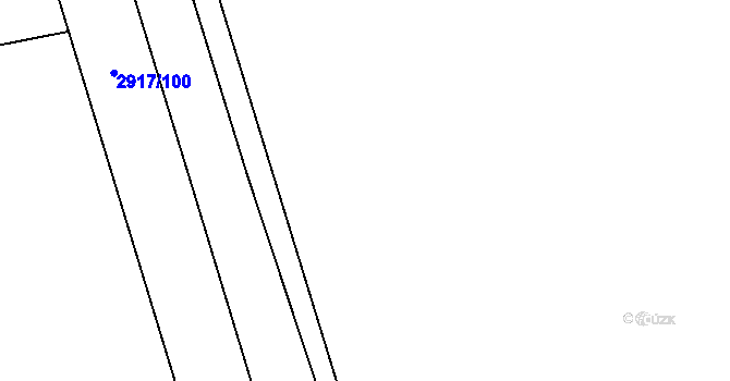 Parcela st. 2917/103 v KÚ Ruzyně, Katastrální mapa