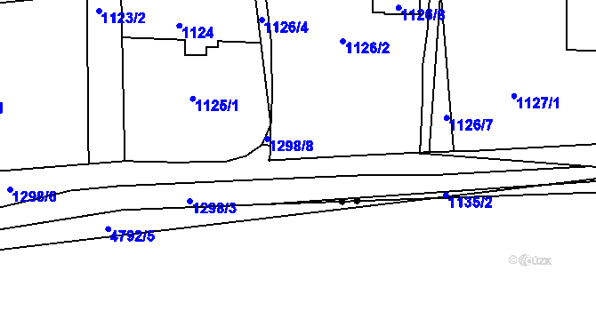 Parcela st. 1126/9 v KÚ Nebušice, Katastrální mapa