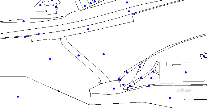 Parcela st. 2332/2 v KÚ Holešovice, Katastrální mapa