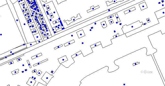 Parcela st. 1992/229 v KÚ Kbely, Katastrální mapa