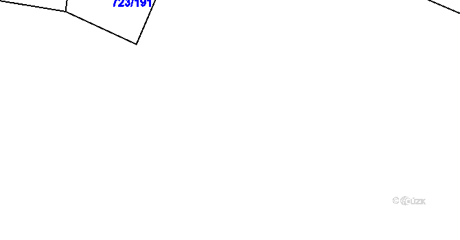 Parcela st. 723/136 v KÚ Malešice, Katastrální mapa