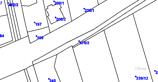 Parcela st. 479/2 v KÚ Štěrboholy, Katastrální mapa