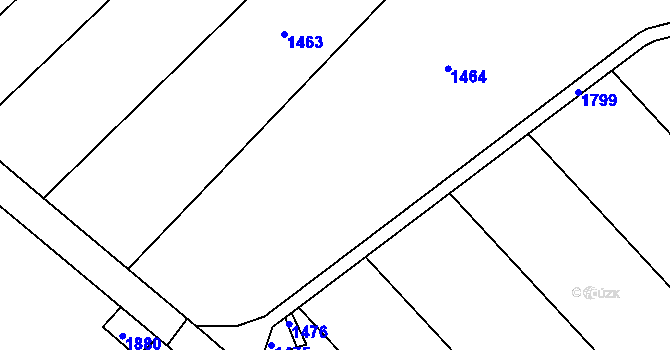 Parcela st. 301/4 v KÚ Praskolesy, Katastrální mapa