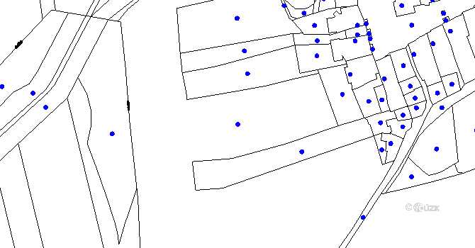 Parcela st. 228/1 v KÚ Prohoř, Katastrální mapa