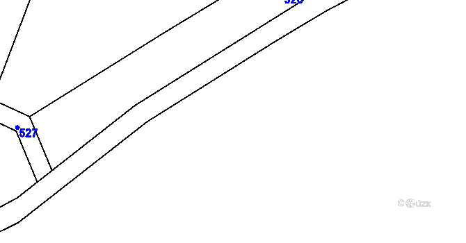 Parcela st. 283/9 v KÚ Luhy u Prosenické Lhoty, Katastrální mapa