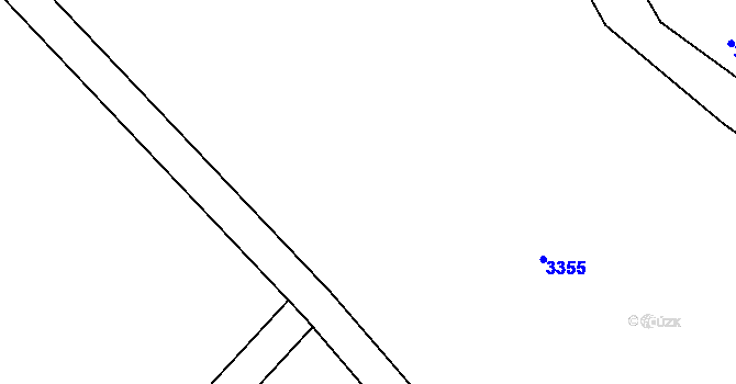 Parcela st. 200/7 v KÚ Prosiměřice, Katastrální mapa