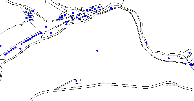 Parcela st. 807/14 v KÚ Prostřední Lhota, Katastrální mapa