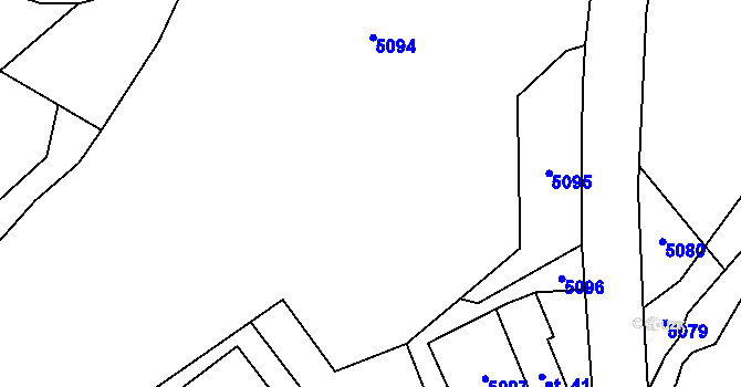 Parcela st. 39 v KÚ Heřmanice u Králík, Katastrální mapa