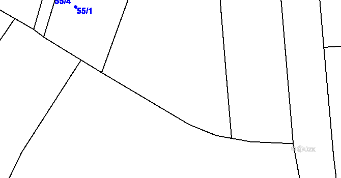 Parcela st. 57/2 v KÚ Protivanov, Katastrální mapa