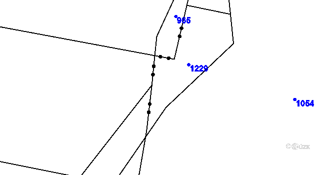 Parcela st. 798/4 v KÚ Přáslavice, Katastrální mapa