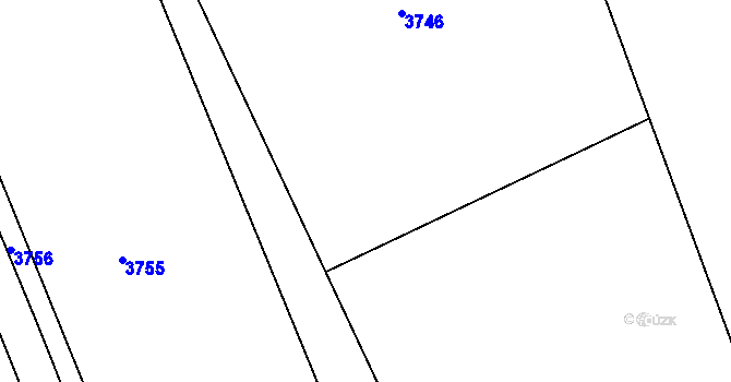 Parcela st. 846 v KÚ Přepychy u Opočna, Katastrální mapa