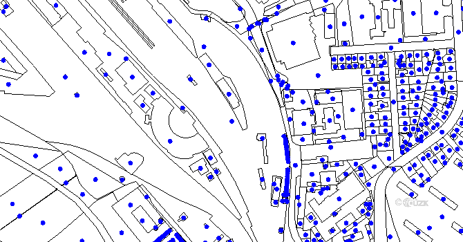 Parcela st. 6868/83 v KÚ Přerov, Katastrální mapa