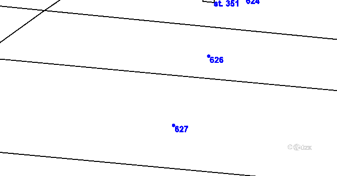Parcela st. 254/2 v KÚ Lověšice u Přerova, Katastrální mapa