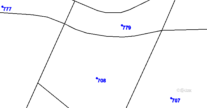 Parcela st. 322/29 v KÚ Lověšice u Přerova, Katastrální mapa