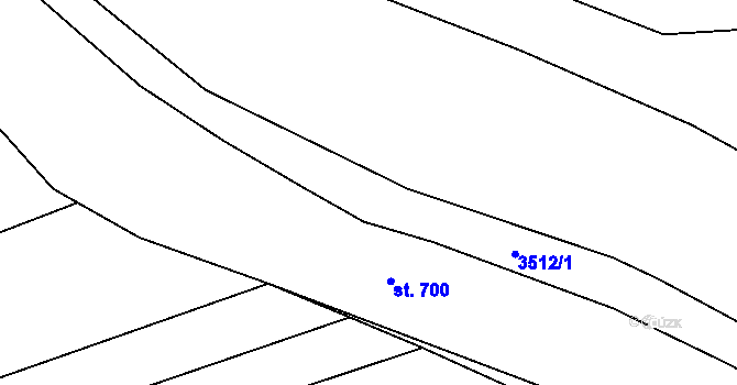 Parcela st. 2480/13 v KÚ Přibice, Katastrální mapa