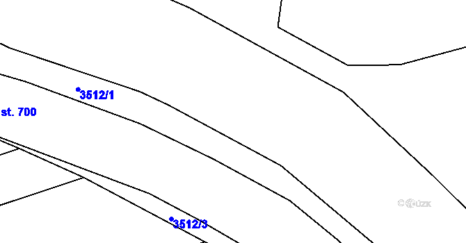 Parcela st. 2480/17 v KÚ Přibice, Katastrální mapa